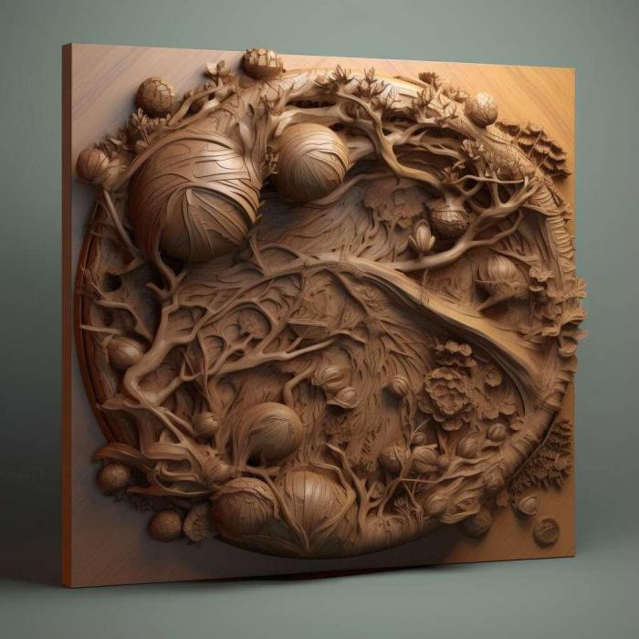 نموذج ثلاثي الأبعاد لآلة CNC 3D Art 